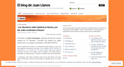 Desktop Screenshot of blogdejuanllanos.com